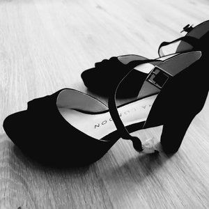 Sacha London brand new black suede Sofie pumps 8.5